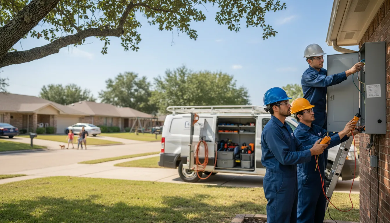 Certified electrician providing emergency electrical services in Bosworth, MO